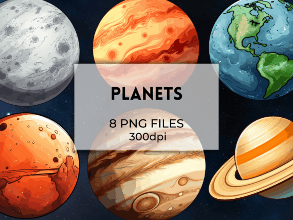 Download Planets, Solar System, Clipart - Net Collection