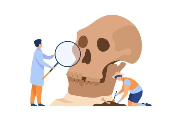 Download Tiny Anthropologists Studying Neandertha - Study Collection