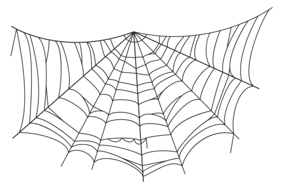 Download Halloween Spider Net. Old Cobweb Black S - Premium Resources