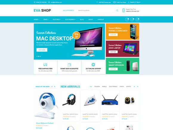 Download #02 Electronics ECommerce PSD - Ecommerce Collection