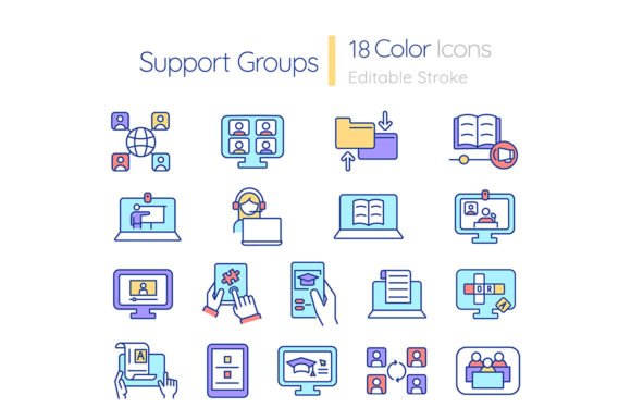 Download Elearning Software and Techniques Icons - Tech Collection