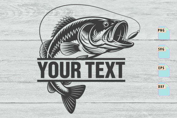 Download Bass Fishing Monogram Svg Bundle - Bass Collection