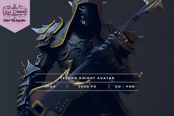 Download TECHNO KNIGHT GAMING CHARACTER AVATARS - Tech Collection