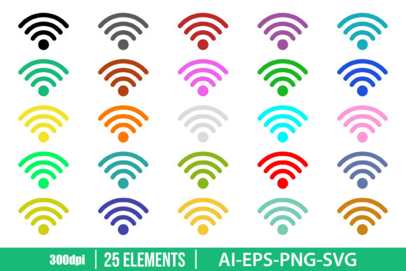 Download Internet Wifi Icon Clipart Set - Net Collection