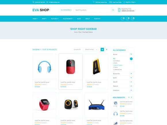 Download #04 Electronic ECommerce Categories Page - Ecommerce Collection