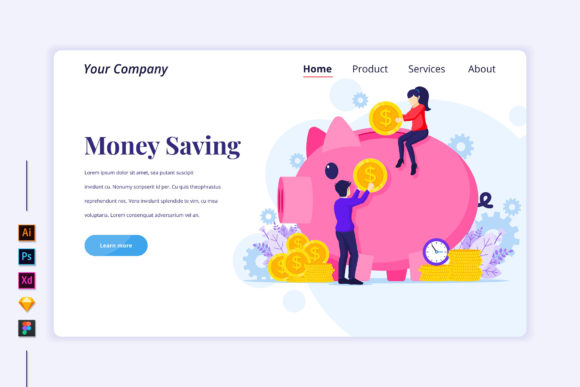 Download Money Investment Flat Illustration - Money Collection