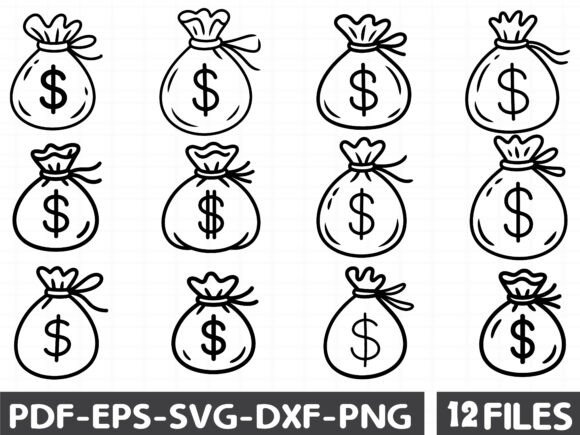 Download Money Bag SVG - Premium Resources
